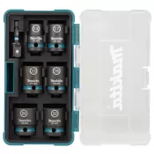 Sada nástrčných klíčů 1/2" čtyřhran, rázový, Impact Black 7ks, Makita
