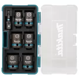 Sada nástrčných klíčů 1/2" čtyřhran, rázový, Impact Black 7ks, Makita