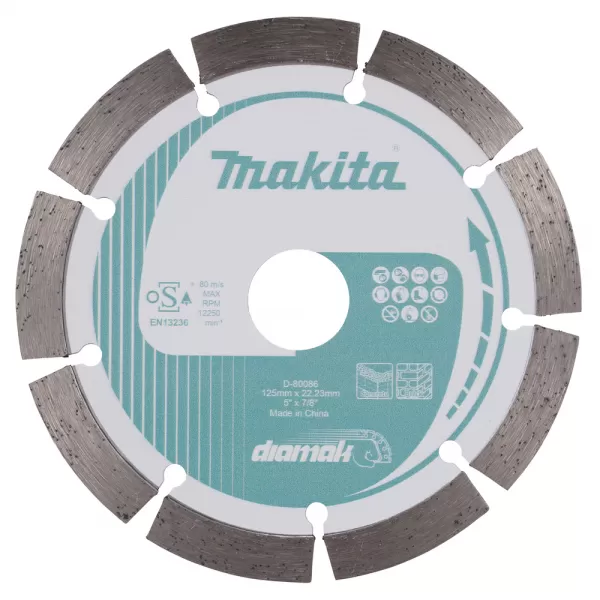 Kotouč řezný diamantový segmentový 125x22.23mm