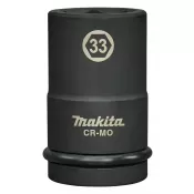 Klíč nástrčný hluboký 1" čtyřhran, rázový, 33x90 mm Makita