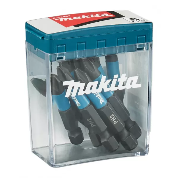 Bit šroubovací torzní 1/4" rázový, Impact Black PH2, 50mm 10ks, Makita