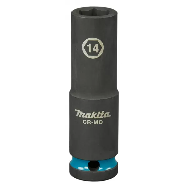 Klíč nástrčný prodloužený 1/2", čtyřhran, rázový, Impact Black, 14mm, Makita