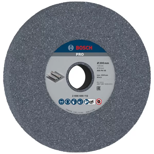 Kotouč brusný PRO Metal, 200 × 25 × 32 mm, G60