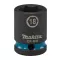 Klíč nástrčný 1/2", čtyřhran, rázový, Impact Black, 18mm, Makita