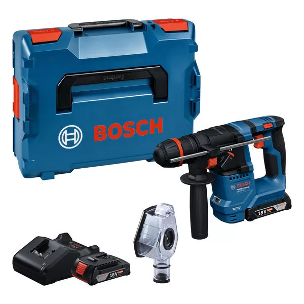 Aku vrtací kladivo Bosch GBH 18V-18 X Professional 2x2,0Ah 0611927101
