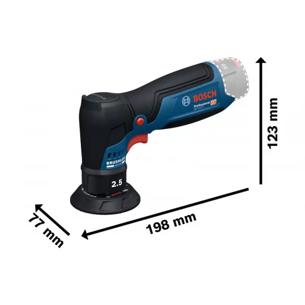 Aku excentrická bruska Bosch GEX 12V-77 Professional