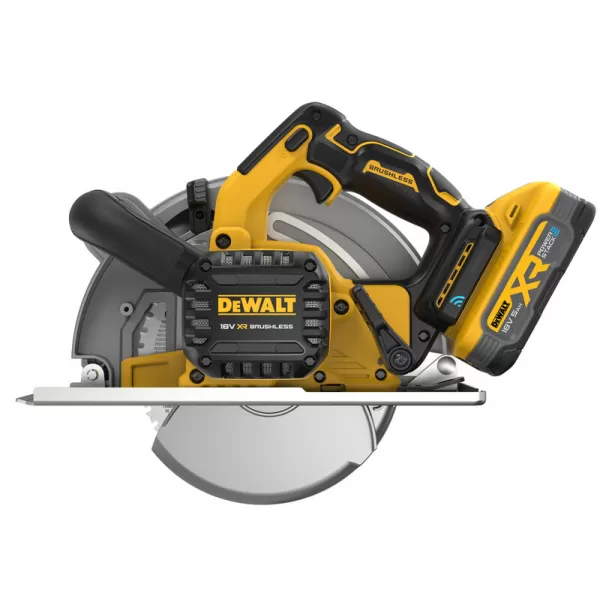 Aku okružní pila na kov DeWalt DCS383H2, 18V, 2x5,0Ah POWERSTACK