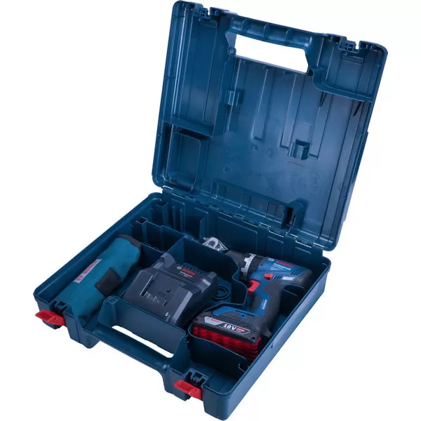 Aku vrtačka s příklepem Bosch GSB 18V-65 Professional, 2x4,0Ah ProCore, 06019N3306