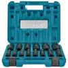 Sada nástrčných klíčů prodloužených 1/2" čtyřhran rázový, Impact Black 14ks, Makita