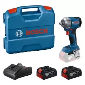 Aku rázový utahovák Bosch GDS 18V-350 Professional, 2x4,0Ah, 06019M5021