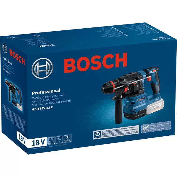 Aku vrtací kladivo Bosch GBH 18V-18 X Professional (solo) 0611927102
