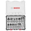 Sada fréz Bosch 15ks Mixed - 8mm + uni nůž Bosch