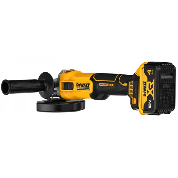 Aku úhlová bruska DeWalt DCG407M2T, 18V, 2x4,0Ah