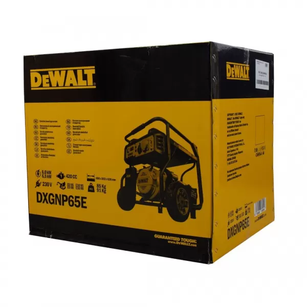 Elektrocentrála benzínová DeWalt DXGNP65E 6500W