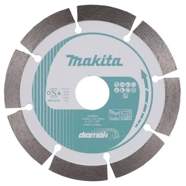 Kotouč řezný diamantový segmentový Makita D-80070 115x22.23mm