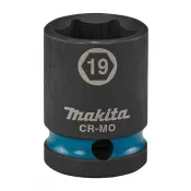 Klíč nástrčný 1/2", čtyřhran, rázový, Impact Black, 19mm, Makita