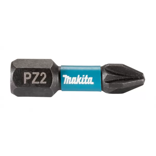 Bit šroubovací torzní 1/4" rázový, Impact Black PZ2, 25mm 25 ks, Makita