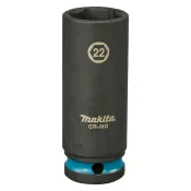Klíč nástrčný prodloužený 1/2", čtyřhran, rázový, Impact Black, 22mm, Makita