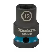 Klíč nástrčný 1/2", čtyřhran, rázový, Impact Black, 12mm, Makita