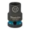 Klíč nástrčný 1/2", čtyřhran, rázový, Impact Black, 12mm, Makita