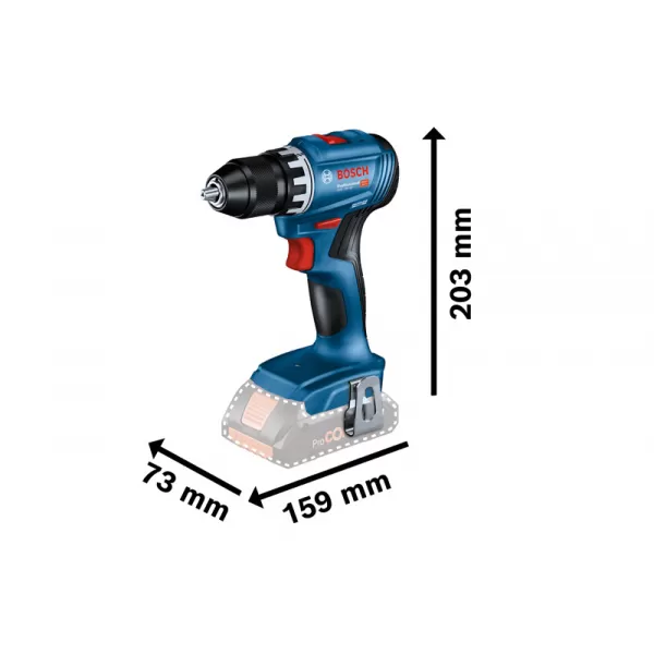 Sada aku nářadí Bosch GSR 18V-45 + GWS 18V-8 Professional