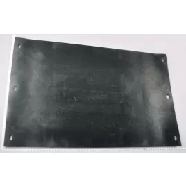 Černá gumová podložka Scheppach pro HP 1200s (450 x 350 mm)