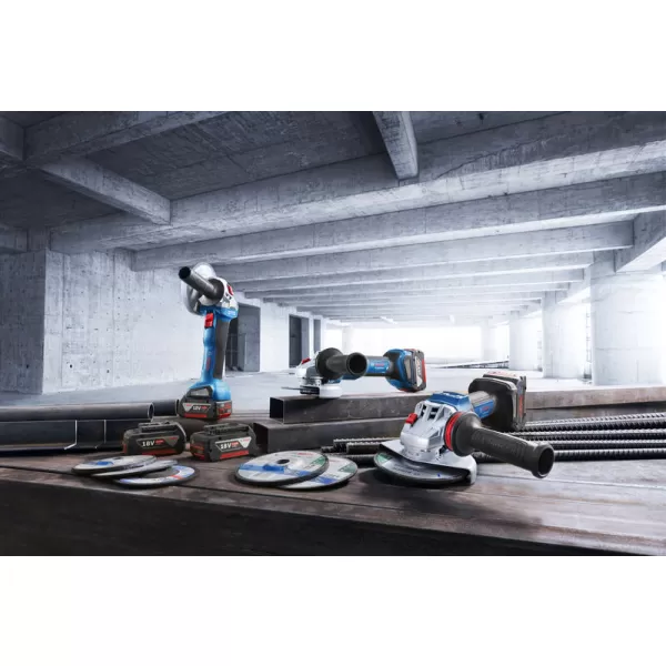 Aku úhlová bruska Bosch GWS 18V-8 Professional, 2x5,0Ah, 125mm