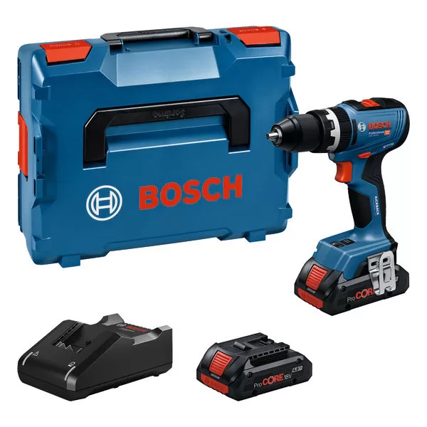 Aku vrtačka s příklepem Bosch GSB 18V-65 Professional, 2x5,0Ah GBA, 06019N3303