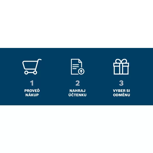 Akce Bosch - Po splnění podmínek a registraci obdržíte akumulátor zdarma, více o akci na: bosch-professional.com/cz/cs/pro360/pr