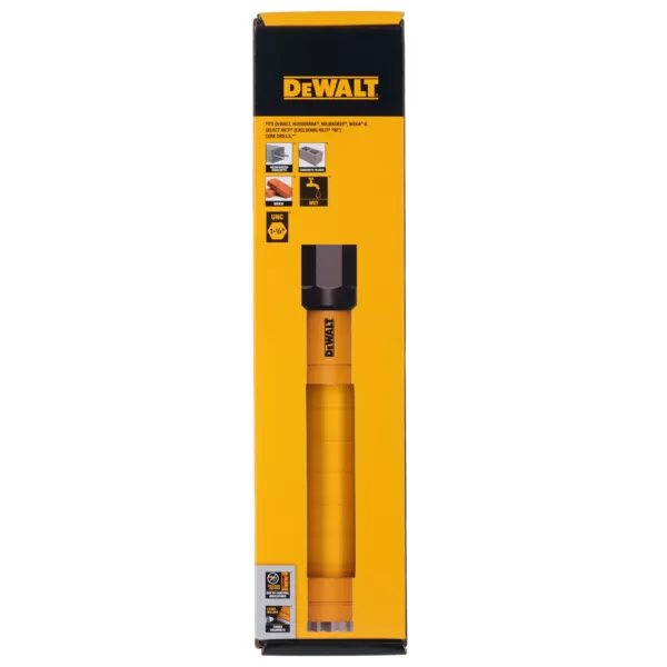 Diamantová vrtací korunka 102 mm pro vrtání za mokra DeWalt DCDW104