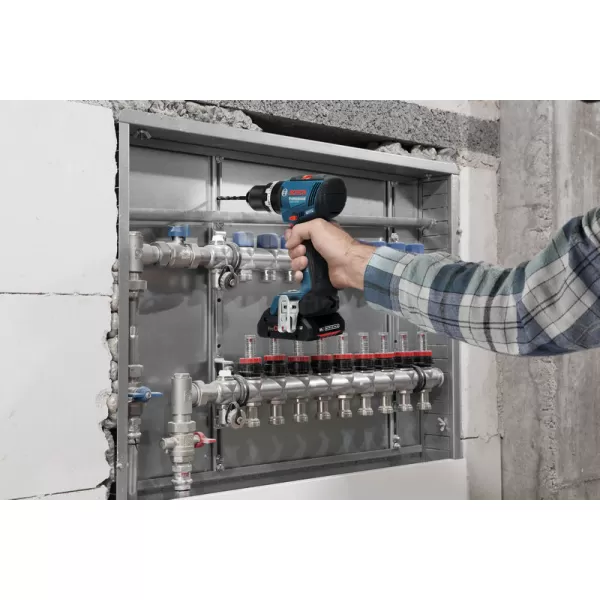 Aku vrtačka s příklepem Bosch GSB 18V-65 Professional, 2x5,0Ah GBA, 06019N3303