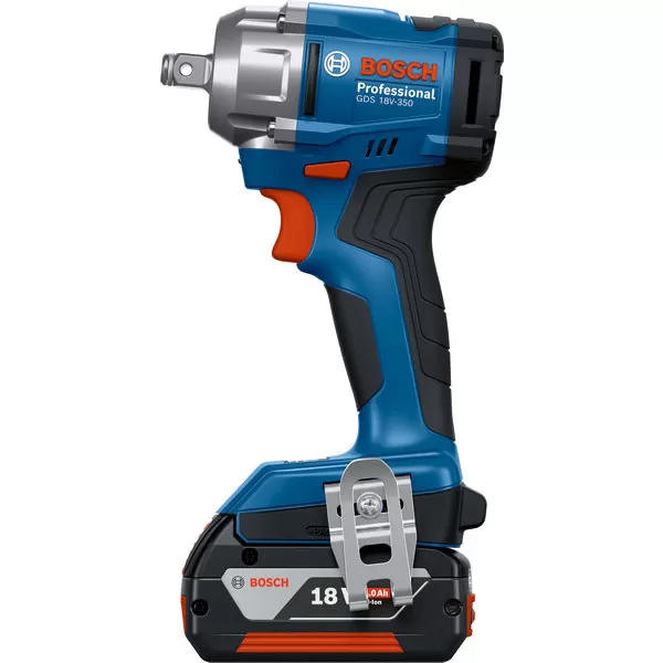 Aku rázový utahovák Bosch GDS 18V-350 Professional, 2x4,0Ah, 06019M5022