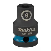 Klíč nástrčný 1/2", čtyřhran, rázový, Impact Black, 9mm, Makita