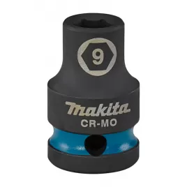 Klíč nástrčný 1/2", čtyřhran, rázový, Impact Black, 9mm, Makita