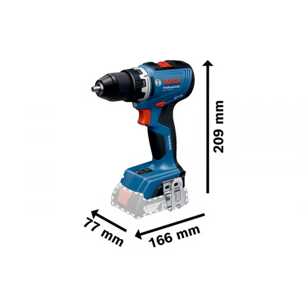 Aku vrtačka Bosch GSR 18V-65 Professional 2x2,0Ah 06019N3000