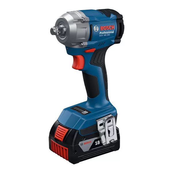 Aku rázový utahovák Bosch GDS 18V-350 Professional, 2x4,0Ah, 06019M5022
