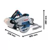 Aku okružní pila Bosch GKS 18V-68 Professional solo 06016C9000