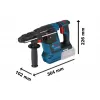 Kladivo vrtací aku Bosch GBH 18V-26F Professional 2x5,0Ah 0611910007
