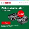 Akce Bosch DIY - akumulátor zdarma, více na: bosch-diy.com/cz/cs/my-bosch/overview