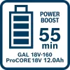 Sada aku nářadí Bosch GSB 18V-65 + GBH 18V-26 + GWS 18V-11 + GSA 18.0 V-LI + GLI 18V-1200 C + 3× GBA