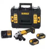 Aku úhlová bruska DeWalt DCG407M2T, 18V, 2x4,0Ah
