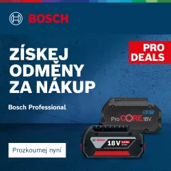 Akce Bosch - akumulátor dle výběru zdarma, více o akci na: bosch-professional.com/cz/cs/pro360/prodeals/
