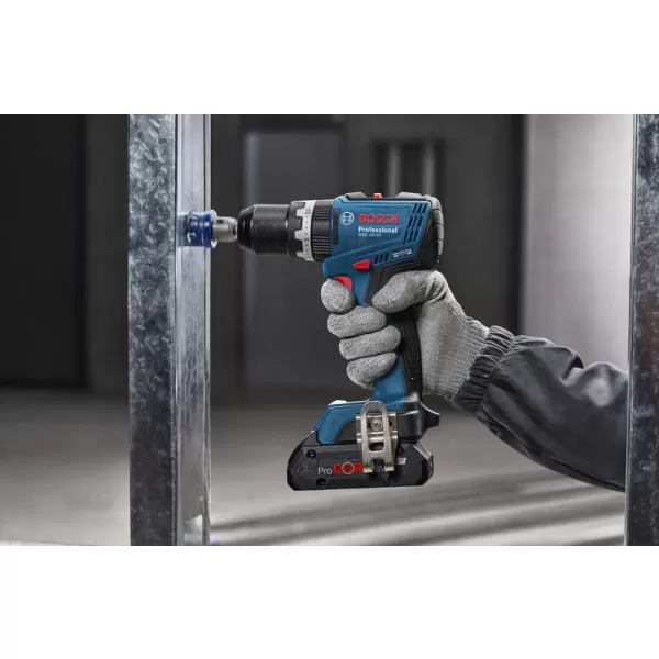 Aku vrtačka s příklepem Bosch GSB 18V-65 Professional, 1x2,0Ah+1x4,0Ah, 06019N3332 GBA