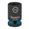 Klíč nástrčný rázový 1/2", čtyřhran, Impact Black, 15mm Makita