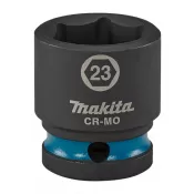 Klíč nástrčný 1/2", čtyřhran, rázový, Impact Black, 23mm, Makita