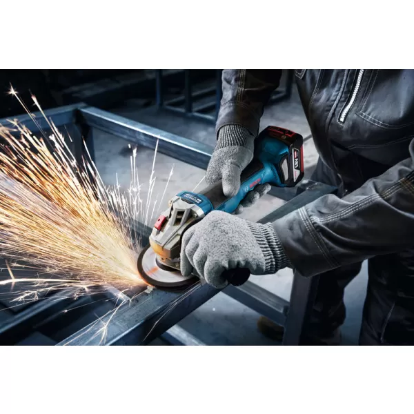 Aku úhlová bruska Bosch GWS 18V-8 Professional, 2x4,0Ah, 125mm, 06019N9002