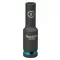 Klíč nástrčný prodloužený 1/2", čtyřhran, rázový, Impact Black, 8mm, Makita