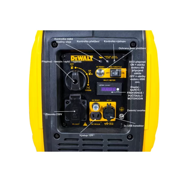 Elektrocentrála invertorová DeWalt DXGNi20E 2000W