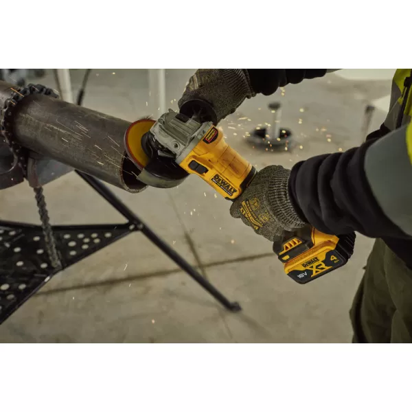 Aku úhlová bruska DeWalt DCG407M2T, 18V, 2x4,0Ah