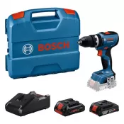 Aku vrtačka s příklepem Bosch GSB 18V-65 Professional, 1x2,0Ah+1x4,0Ah, 06019N3332 GBA